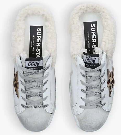Womens White/Oth Superstar Sabot 81811 Leather and Shearling Trainers Eur 39 / 6 Uk Women - Image 2