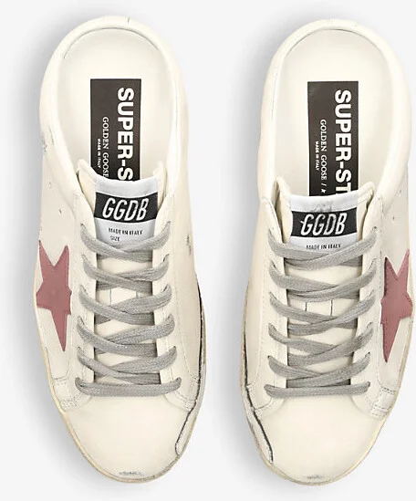 Womens White/Oth Superstar Sabot Leather Low-Top Trainers Eur 40 / 7 Uk Women - Image 2