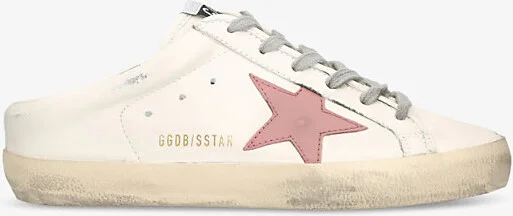 Womens White/Oth Superstar Sabot Leather Low-Top Trainers Eur 40 / 7 Uk Women