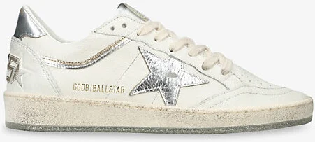 Womens White/Oth Women's Ball Star Leather Low-Top Trainers Eur 38/5 Uk Women