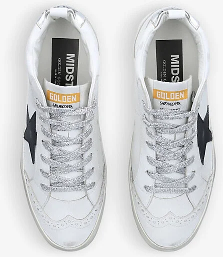 Womens White/Oth Women's Mid Star 10238 Leather Trainers Eur 35 / 2 Uk Women - Image 2