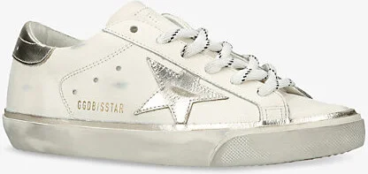 Womens White/Oth Women's Super-Star Leather Low-Top Trainers Eur 35 / 2 Uk Women - Image 2