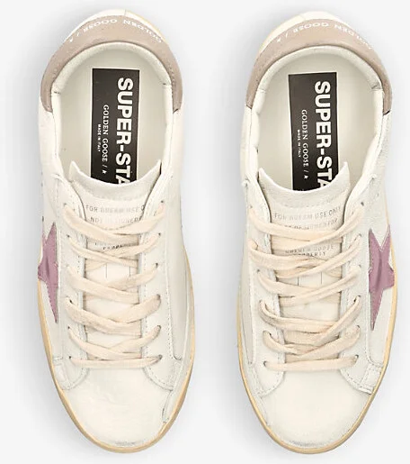 Womens White/Oth Women's Super-Star Leather Low-Top Trainers Eur 35 / 2 Uk Women - Image 2