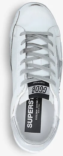Womens White/Oth Women's Superstar 80185 Leather Low-Top Trainers Eur 40 / 7 Uk Women - Image 2