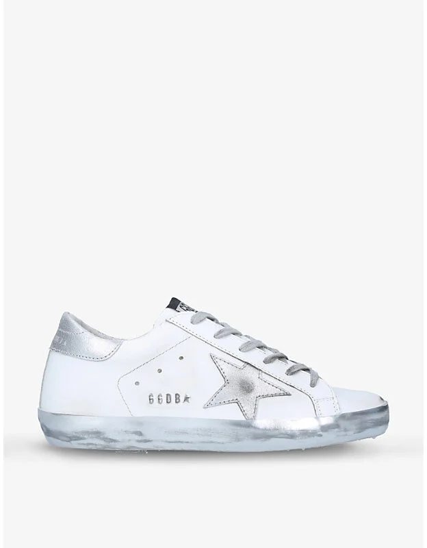 Womens White/Oth Women's Superstar 80185 Leather Low-Top Trainers Eur 40 / 7 Uk Women