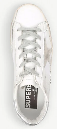 Womens White/Oth Women's Superstar W77 Leather Trainers Eur 38/5 Uk Women - Image 2