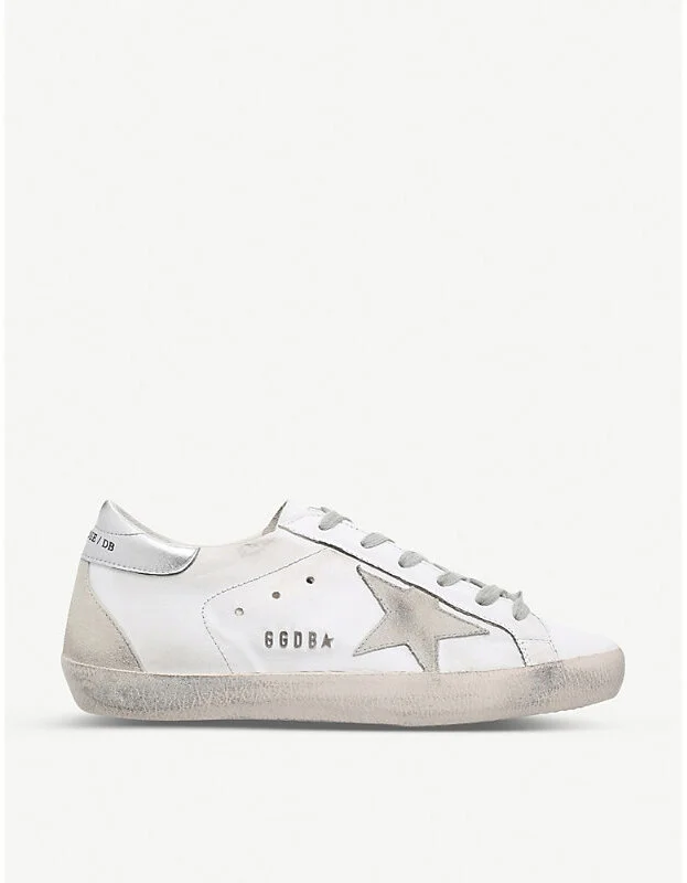 Womens White/Oth Women's Superstar W77 Leather Trainers Eur 38/5 Uk Women