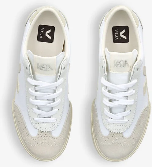 Womens White/Oth Women's Volley Logo-Embroidered Canvas Low-Top Trainers Eur 37 / 4 Uk Women - Image 2