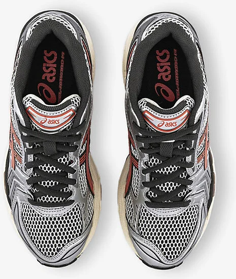 Womens White Papaya Gel-Kayano 14 Mesh Low-Top Trainers Eur 42/ 9 Uk Women - Image 2