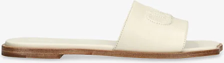 Womens White Soleil Leather Sandals Eur 38/5 Uk Women