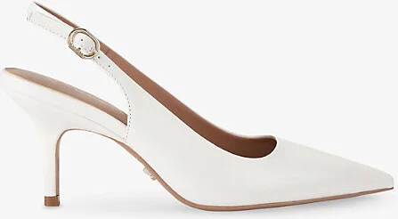 Womens White Spirit Faux-Leather Courts Eur 39 / 6 Uk Women