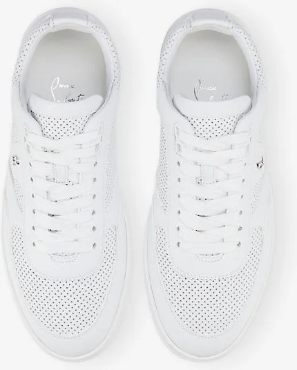 Womens White Tutti Rui Leather Low-Top Trainers Eur 38/5 Uk Women - Image 2
