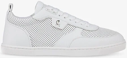 Womens White Tutti Rui Leather Low-Top Trainers Eur 38/5 Uk Women