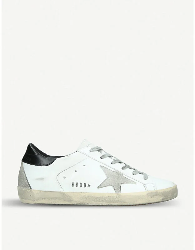 Womens White Women's Superstar W5 Leather Trainers Eur 36 / 3 Uk Women