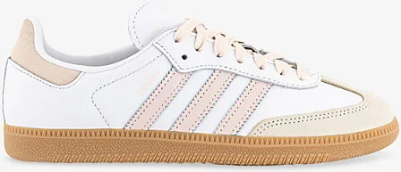 Womens White Wonder Quartz Gum Samba Og Leather Low-Top Trainers Eur 39 / 6 Uk Women