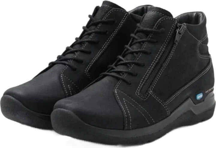 Women's Why Shoes In Black Nubuck