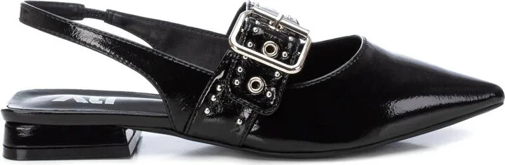 Women's Wide Bucke Flats