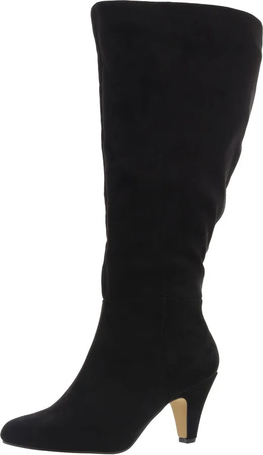 Womens Wide Calf Knee-High Boots