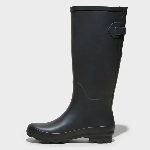 Women's Wide Width River Tall Rain Boots - A New Day™ : Knee-High, Adjustable Buckle, Waterproof, Non-Marking Outsole - Image 2