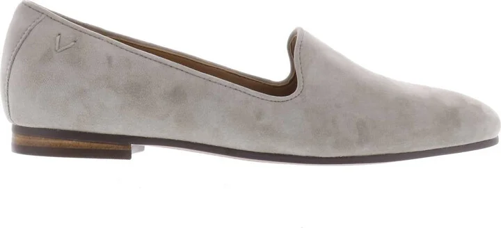 Women's Willa Flat Loafers In Dark Taupe Suede