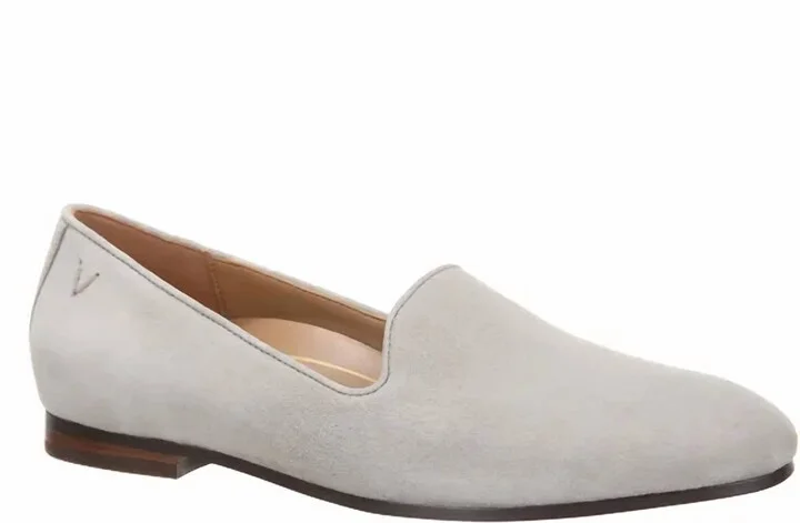 Women's Willa Slip On Flat In Dark Taupe Suede