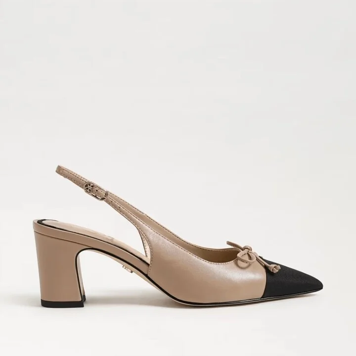 Women's Willette Slingback Block Heel In Beige