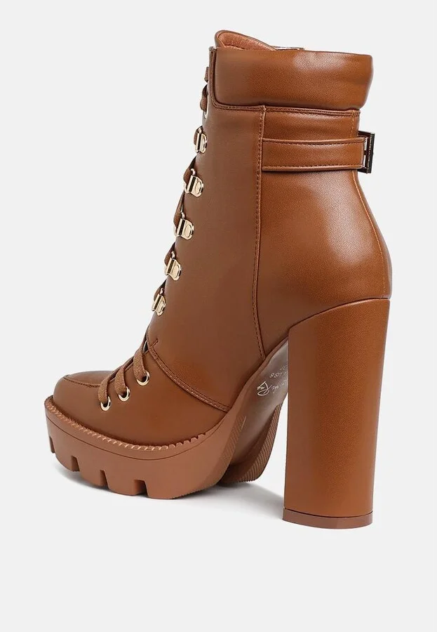 Womens willow combat boot - Image 3