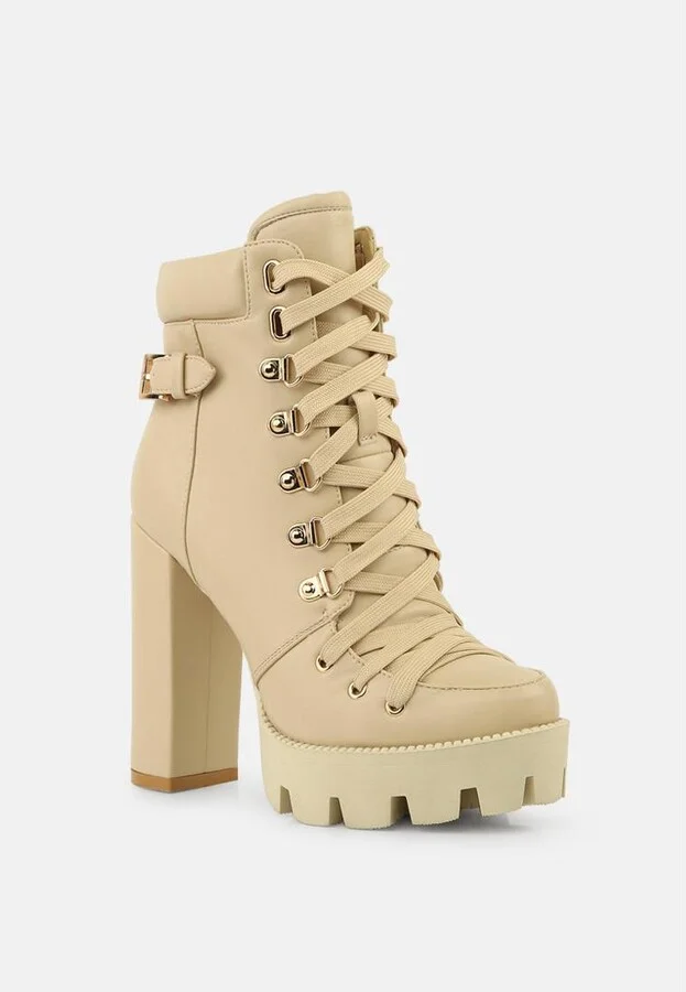 Womens willow combat boot - Image 4