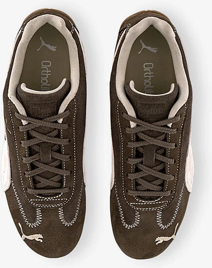 Womens Wine Club Chocolate Jasm Speedcat Og Suede Low-Top Trainers 5.5 - Image 2