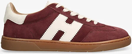 Womens Wine Cool Suede Low-Top Trainers Eur 40.5 / 7.5 Uk Women