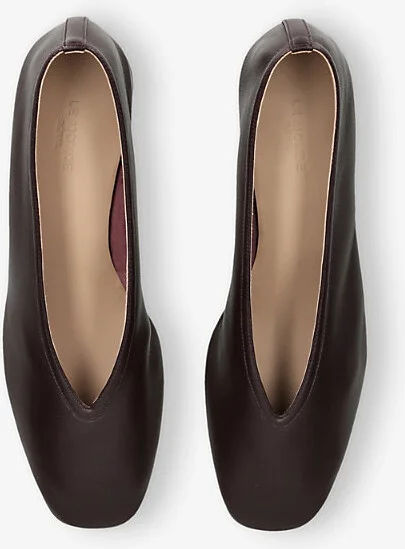 Womens Wine Luna Leather Pumps Eur 36 / 3 Uk Women - Image 2