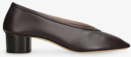 Womens Wine Luna Leather Pumps Eur 36 / 3 Uk Women