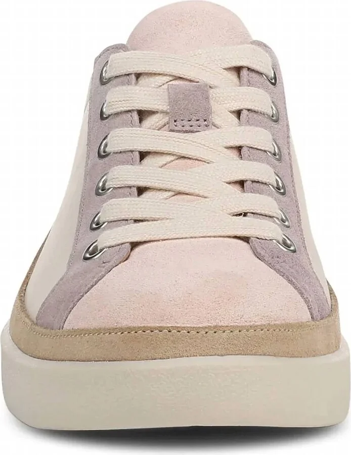 Women's Winny Leather Sneaker In Parchment/cameo Rose