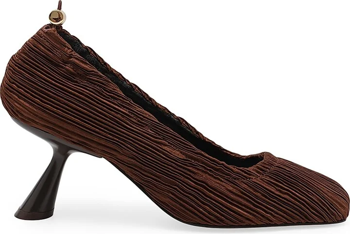 Women's Winona 70MM Crinkled Pumps - Java - Size 6