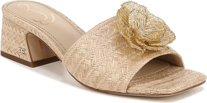 Women's Winsley Block Heel Slide Sandal In Natural
