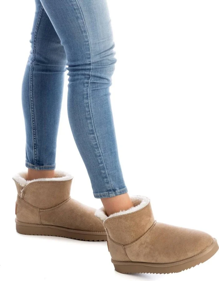 Women's Winter Booties By Xti - Beige/khaki - Image 2