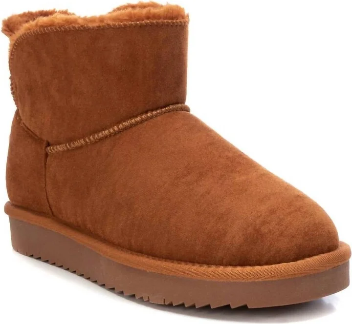 Women's Winter Booties In Camel