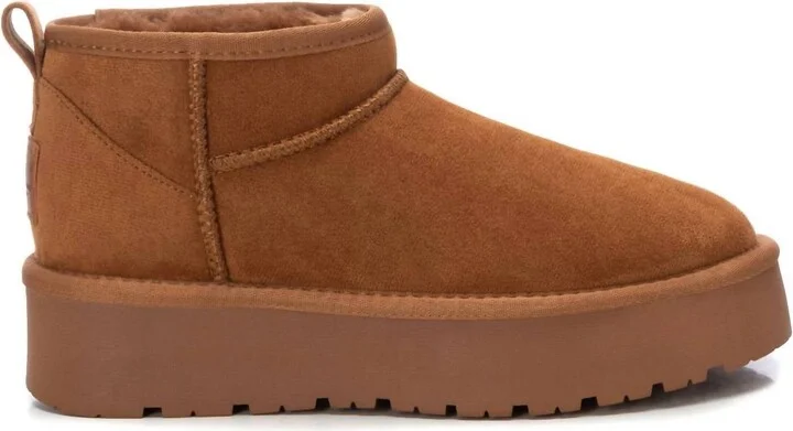 Womens Winter Booties In Camel