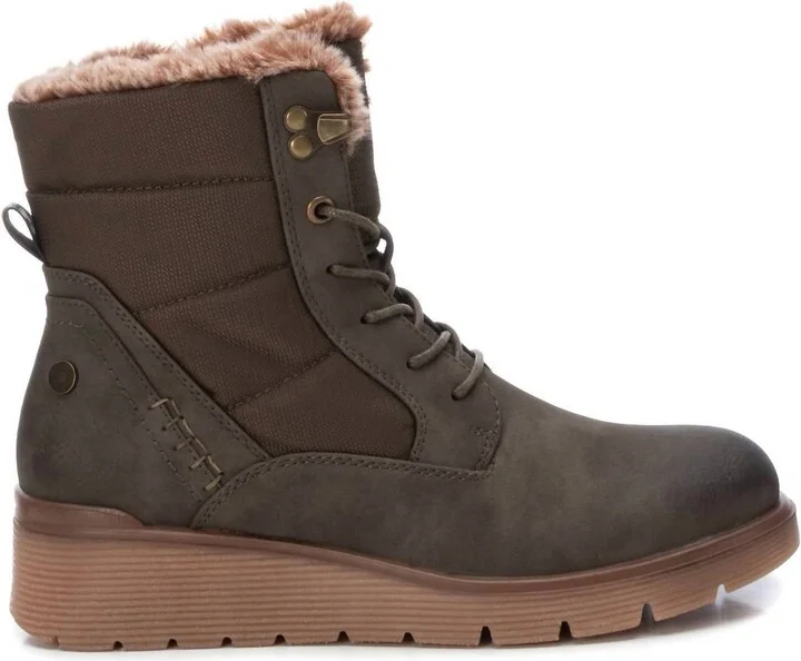 Women's Winter Booties In Khaki
