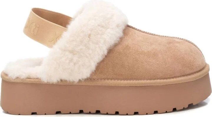 Women's Winter Clogs In Beige