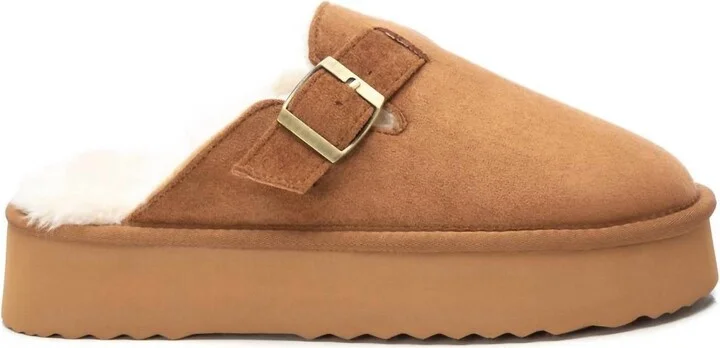 Women's Winter Clogs In Camel
