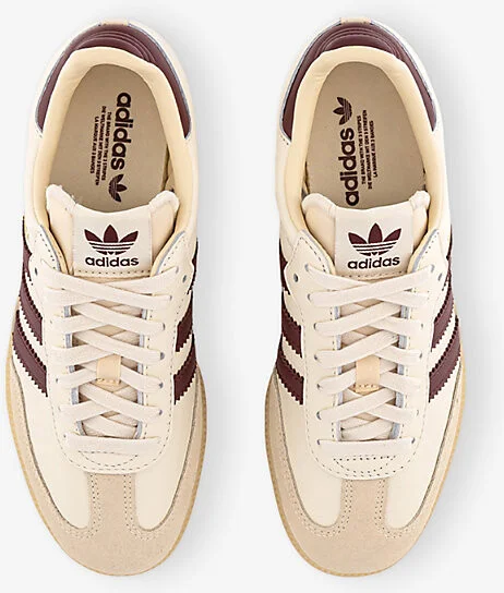 Womens Wonder White Shadow Red Samba Og Leather Trainers Eur 37 / 4 Uk Women - Image 2