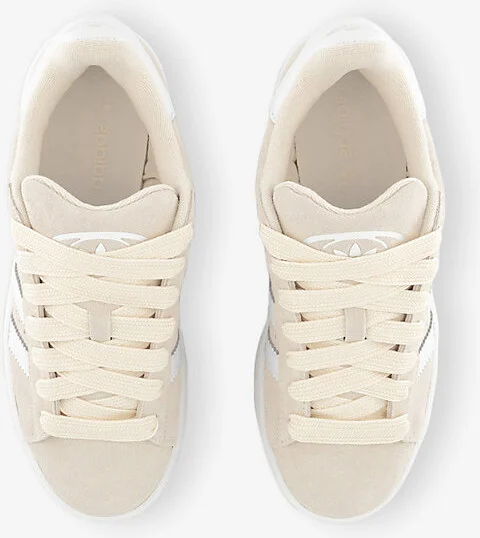 Womens Wonder White White Gum Campus 00S Suede Low-Top Trainers Eur 41 / 8 Uk Women - Image 2