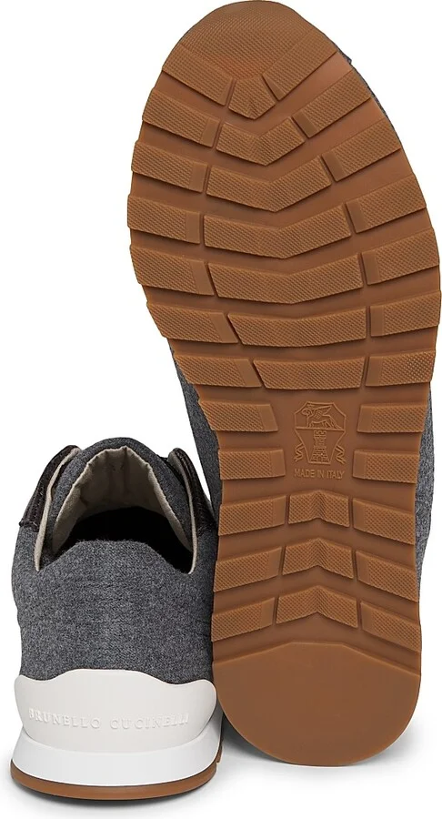 Women's Wool Low-Top Sneakers - Mid Grey - Size 6 - Image 6