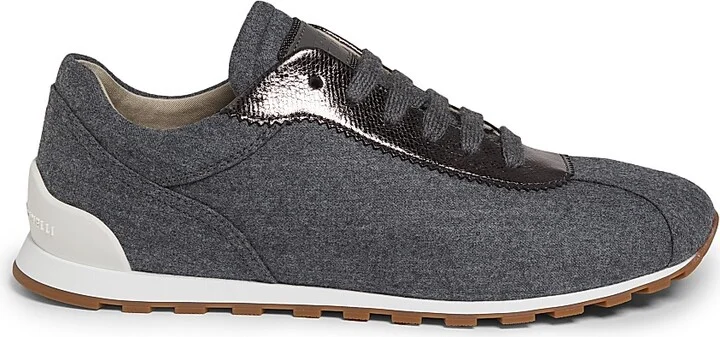 Women's Wool Low-Top Sneakers - Mid Grey - Size 6