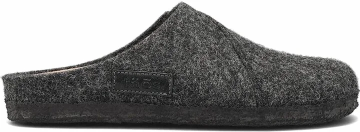 Women's Wooled Class Slipper In Charcoal