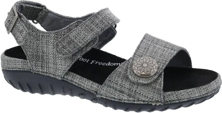 Women's Workaround Sandal In Black Fabric