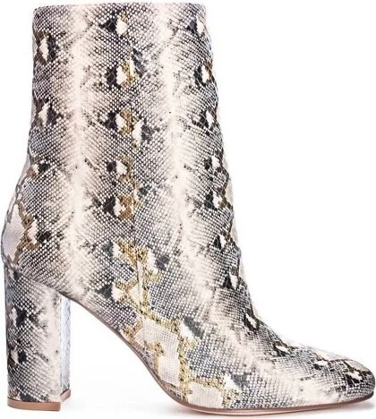 Women's Wo's Mid Calf Snake Print Boots - CHINESE LAUNDRY US8.5 - Image 2