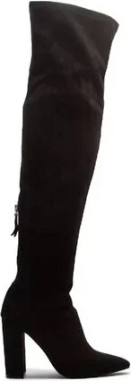 Women's Wo's Over the Knee Stretch Faux Suede Boots - Qupid - Image 2