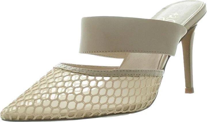 Womens Woven Leather Pumps